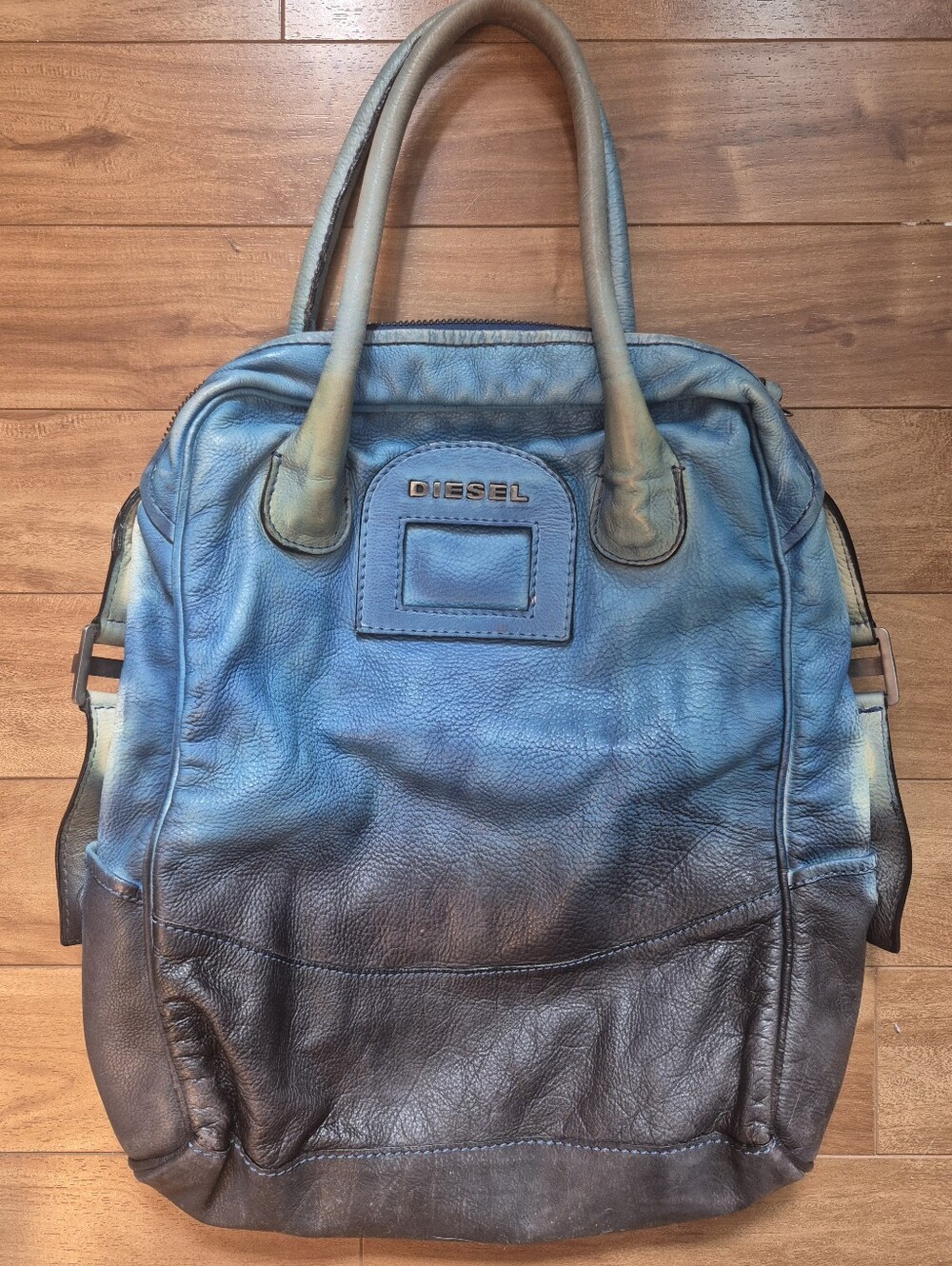 Vintage Diesel 2-Way Distressed Leather Bag